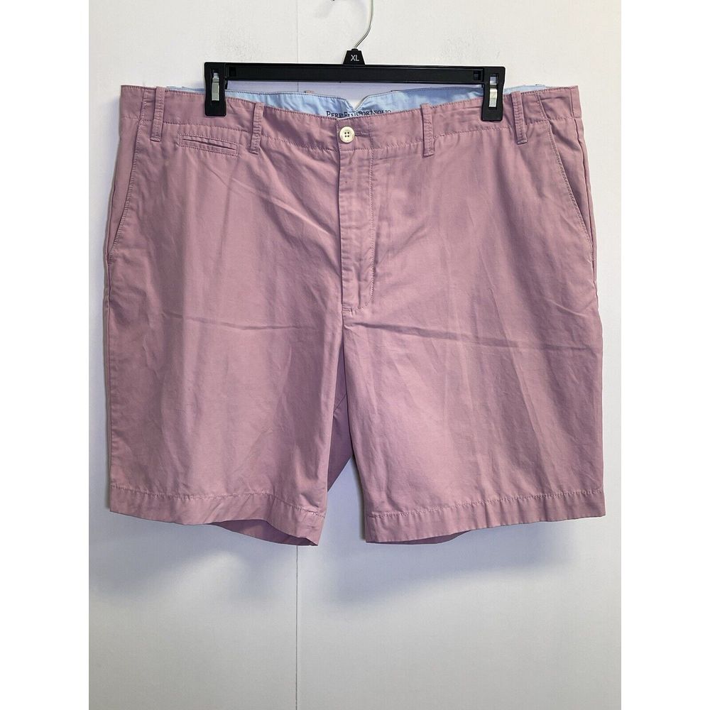 Perry Ellis Portfolio Mauve‎ Flat Front Golf Shorts 42W Cotton/Nylon 9" Inseam